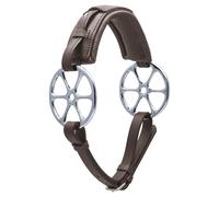 Hackamore pour cheval anneaux fleur Stübben Marron Cob