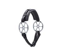 Hackamore pour cheval anneaux fleur Stübben Noir Poney