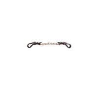 Hackamore pour cheval chaîne Dy'on New English Collection Marron Full
