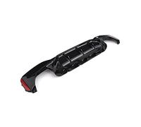 HACKBEPW Fibre Carbone Voiture/ABS pour BMW G30 G31 G38 M Sport 540i Berline 4 Portes 2018 2019 Diffuseur Pare-Chocs Arrière Spoiler Déflecteur Séparateur Kit Carrosserie(ABS Diffuser)
