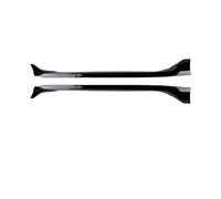 HACKBEPW Voiture Aileron Arrière Diffuseur Avant Lèvre Pare-Chocs Côté Jupe Aero Protecteur Séparateur Corps Kit pour Tesla pour Modèle Y pour Modèle 3 2016-2022(for Model Y Bright Black Side Skirt)