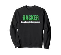 Hacker Design Cyber Security Job Title Professionnel Hackers Sweatshirt