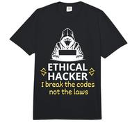 Hacker éthique I Break The Codes Not The Laws Cyber Security Comfort Colors Adult Heavyweight T-Shirt