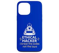 Hacker éthique I Break The Codes Not The Laws Cyber Security Coque pour iPhone 13 Pro Max