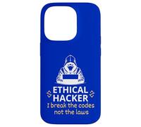 Hacker éthique I Break The Codes Not The Laws Cyber Security Coque pour iPhone 14 Pro