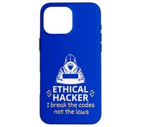 Hacker éthique I Break The Codes Not The Laws Cyber Security Coque pour iPhone 16 Pro Max