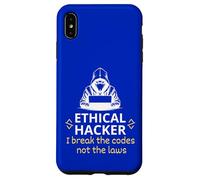 Hacker éthique I Break The Codes Not The Laws Cyber Security Coque pour iPhone XS Max