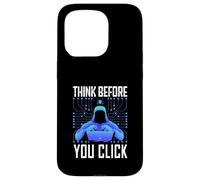Hacker Hacking Programmeur Linux Cybersécurité Data Coder AI Coque pour iPhone 15 Pro