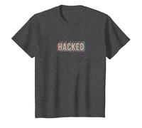 Hacker - Prank Simulator Anonymous Ethical Réservé aux Fans T-Shirt, Enfant, Chiné Foncé, 12 Ans