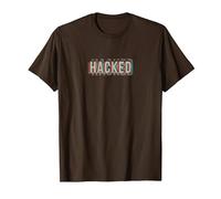 Hacker - Prank Simulator Anonymous Ethical Réservé aux Fans T-Shirt, Homme, Marron, L