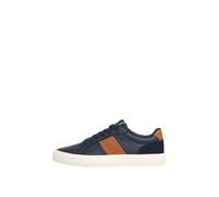 Hackett London Baskets basses 'Blake Max' bleu marine / cognac, Taille 43