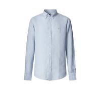 Hackett Essential Gmd Linen Brpt Long Sleeve Shirt Bleu S Homme