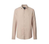 Hackett Essential Gmd Linen Kent Long Sleeve Shirt Beige XL Homme
