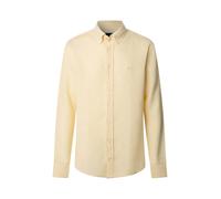 Hackett Essential Gmd Linen Brpt Long Sleeve Shirt Jaune M Homme