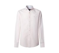 Hackett London Chemise orange / blanc, Taille S