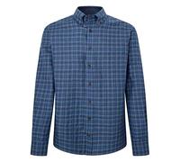 Hackett London Double Face Check Chemise, Blue (Navy/Blue), XS Homme
