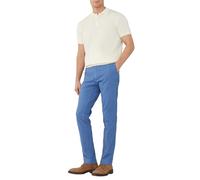 Hackett London GMD Texture Chino Pantalon, Bleu (Avio), 36W / 34L Homme