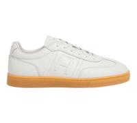 Hackett London Homme Harper Crest Sneak, Blanc cassé, 43 EU