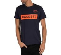 Hackett London Men's AMR T-Shirt Blue Colour Manches Courtes(Small)
