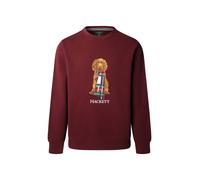 Hackett London Pull-over 'Heritage Happy' bleu / marron / bourgogne / blanc, Taille XL