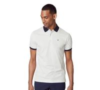 Hackett London Selvedge Placket Polo, White (White), S Homme