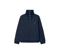 Hackett London Sweat 'Deep In Thought' marine / azur / gris clair, Taille 134
