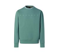 Hackett London Sweat-shirt 'Essential Crew' émeraude / blanc, Taille XXL