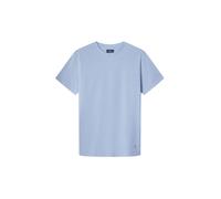 Hackett London T-Shirt 'Birdseye' bleu clair / blanc, Taille M