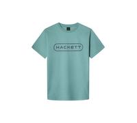 Hackett London T-Shirt 'Essential' bleu foncé / vert, Taille M