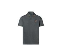 Hackett London T-Shirt 'Heritage' bleu marine / jaune d'or / gris foncé / orange, Taille S