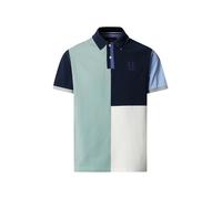 Hackett London T-Shirt 'Heritage' bleu marine / vert clair / blanc, Taille M