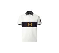 Hackett London T-Shirt 'Heritage' jaune foncé / gris chiné / noir / blanc, Taille XXL