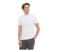 Hackett - Polo Coupe Ajustée Manches Courtes Piqué - Homme - Tops - Blanc - Taille: L