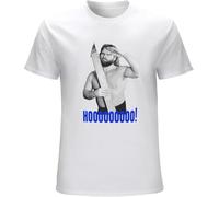 Hacksaw Jim Duggan Wrestling T-Shirt Graphic Top Printed Tee Shirt for Mens White Manches Courtes(Small)