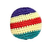 Hackys - Balles de jonglage au crochet - 2026 - Balles souples pour débutants - Sac de football tricoté à la main - Billes de sac de mixage multicolores durables - Jouet d'extérieur portable pour