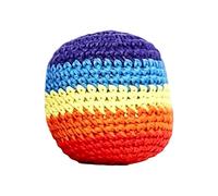 Hackys - Balles de jonglage au crochet - 2026 - Balles souples pour débutants - Sac de football tricoté à la main - Billes de sac de mixage multicolores durables - Jouet d'extérieur portable pour