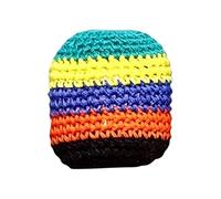 Hackys - Balles de jonglage au crochet - 2026 - Balles souples pour débutants - Sac de football tricoté à la main - Billes de sac de mixage multicolores durables - Jouet d'extérieur portable pour