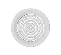 Haco Grille de ventilation en plastique - Lot de 4 - Ronde Deck Dimensions : 60 mm - BLANC