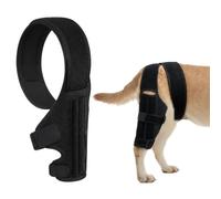HACRAHO Genouillère pour chien pour LCA et CCL, support de jambe arrière (L | Deux ressorts métalliques pour la stabilité des articulations, sangles réglables pour aider à guérir les blessures de la