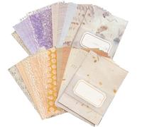 HACRAHO Lot de 2 feuilles de papier texturé et tissu en maille pour scrapbooking, scrapbooking, loisirs créatifs