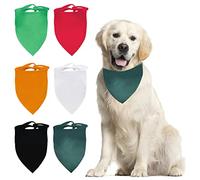 HACRAHO Lot de 6 foulards triangulaires en coton pour chien de petite et moyenne taille