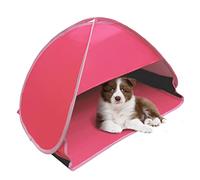 HACRAHO Tente de plage pop-up - 1 lot de mini pare-soleil de plage - Tente d'abri solaire anti-UV coupe-vent pour camping en famille - Pique-nique - Banc de pêche - Rose rouge