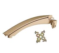 Hacreyatu 1 Set Poignée intérieure de porte, côté gauche/droit, bouton sur le panneau intérieur pour B-MW 3 Series E90 E91 316 318 320 323 325 328 330 335 (droite, beige)