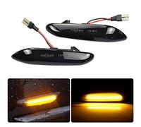 Hacreyatu Clignotant latéral dynamique LED Indicateur Pour E60 E61 E81 E82 E88 E46 E90 E91 E92 E93 X3 E83 X1 E8