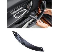 Hacreyatu Garniture Intérieure Poignées De Porte pour B-mw F30 F31 316 318 320 323 325 328 330 335 (Noir, Avant- Droit)