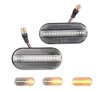 Hacreyatu Indicateurs de direction latéraux dynamiques LED pour VW Bora Golf 3 4 Passat 3BG Polo SB6 Sharan Vento (Blanc)