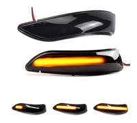 Hacreyatu Lentille fumée Feu clignotant séquentiel dynamique LED Marqueur latéral Rétroviseur Clignotant pour Mercedes-Benz A Classe W169 B Classe W245 2004-2008
