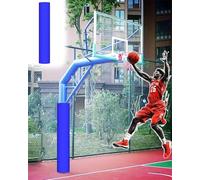 HACSYP Coussin de Protection for Poteau de Basket-Ball, Coussin de sécurité Robuste for la Protection des Joueurs, Protection for poteaux de Jeux de Garage de sous-Sol(Blue,Dia 8.6in/0.72ft/22cm)