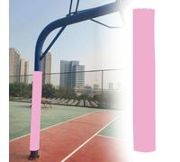HACSYP Coussinets de Poteau de Basket-Ball, rembourrages Hauts, résistants aux intempéries, imperméables, for Garage, Toutes Saisons, for la Protection et la sécurité des Joueurs(Pink,Dia 114mm)