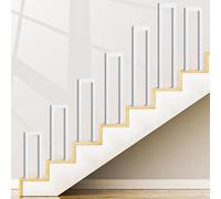HACSYP Rampe d'escalier en U, Rampe d'escalier intérieure, rampes d'escalier extérieures, Barres d'appui extérieures, rampes d'escalier for balcons, couloirs, Appartements, Villas(White,70cm)